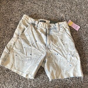 Stylish Blue and Gray Men's Shorts